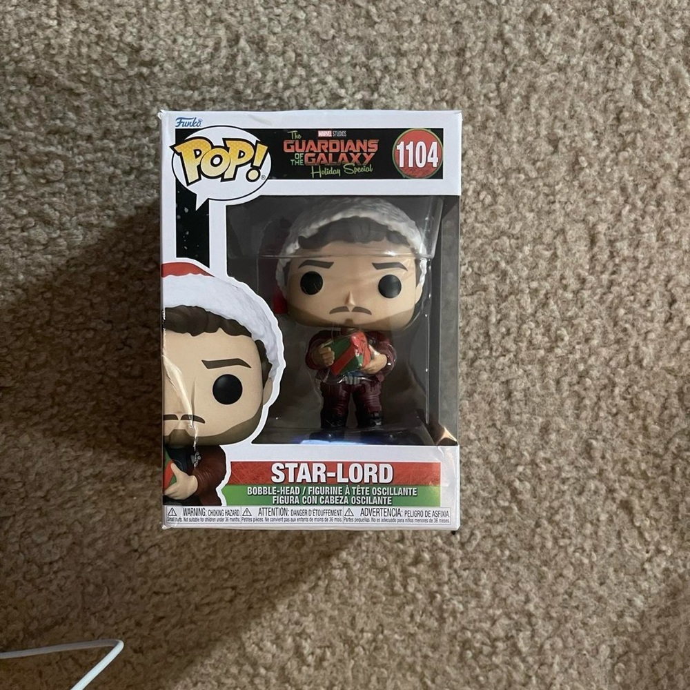 Funko Pop! GoG The Guardians Of The Galaxy Star-Lord 1104 Holiday